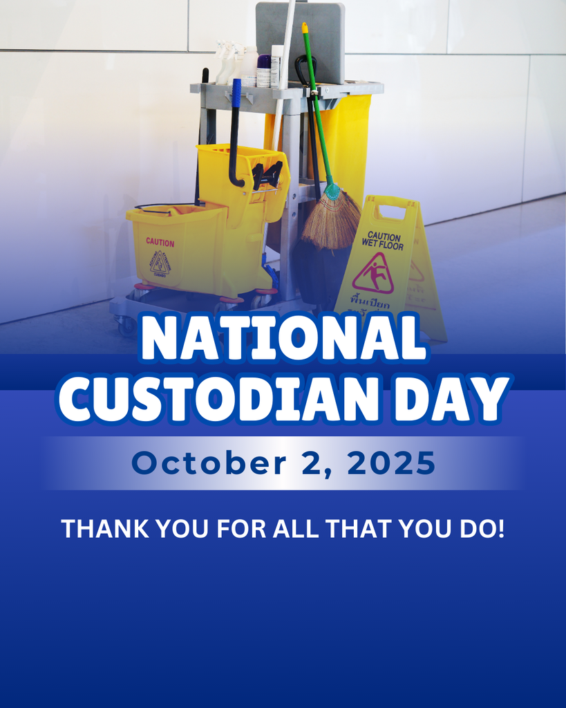 National Custodian Day October 2, 2025. Thank you for all that you do!