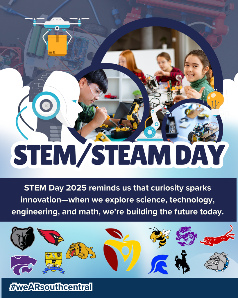 STEM/STEAM Day 2025 reminds us that curiosity sparks innovation- when we explore science, technology, engineering, and math, we're building the future today.