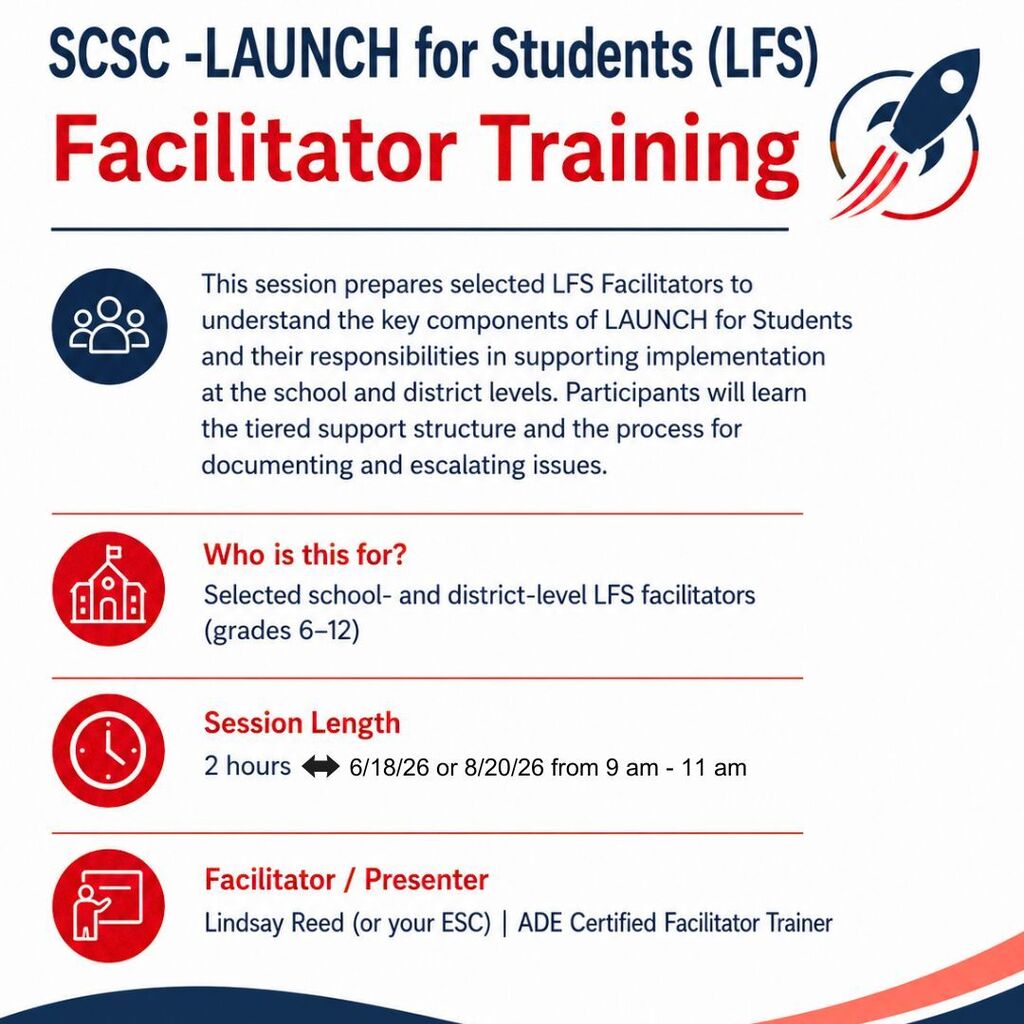 Launch for Students Facilitator Training 
