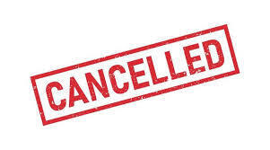 cancelled sign