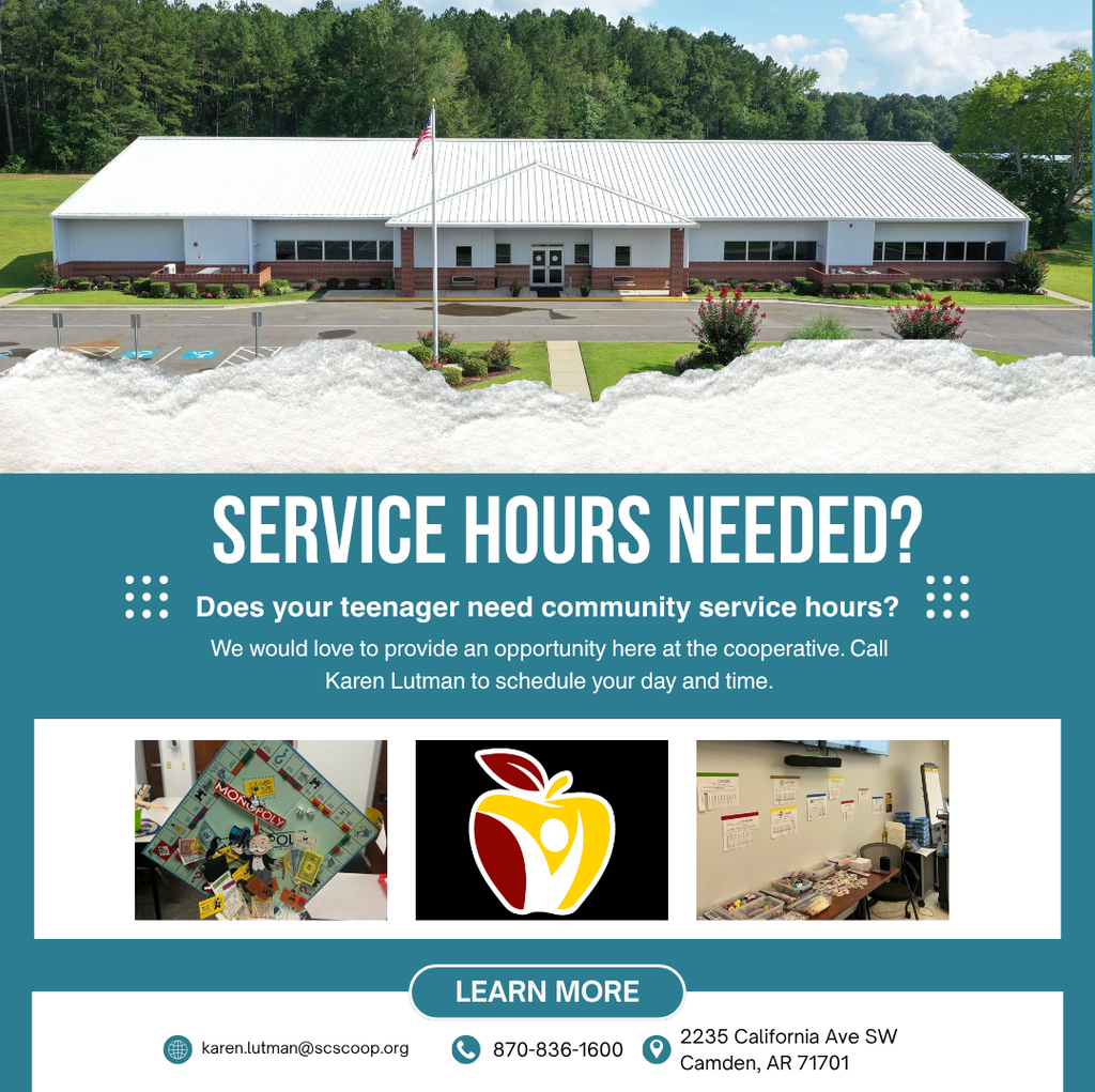 SCSC Community Service Opportunity!
