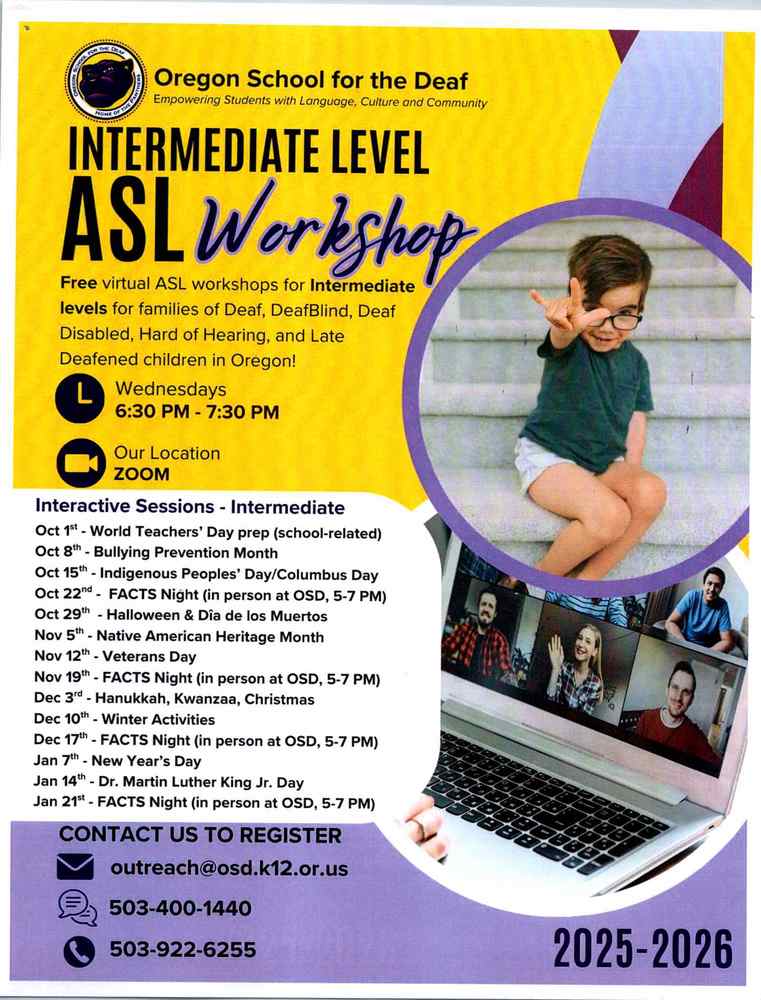 ASL Workshop - Intermediate