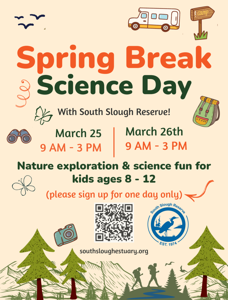 March 25-26, 2026: Spring Break Science Day