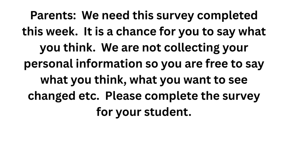 Parent Survey