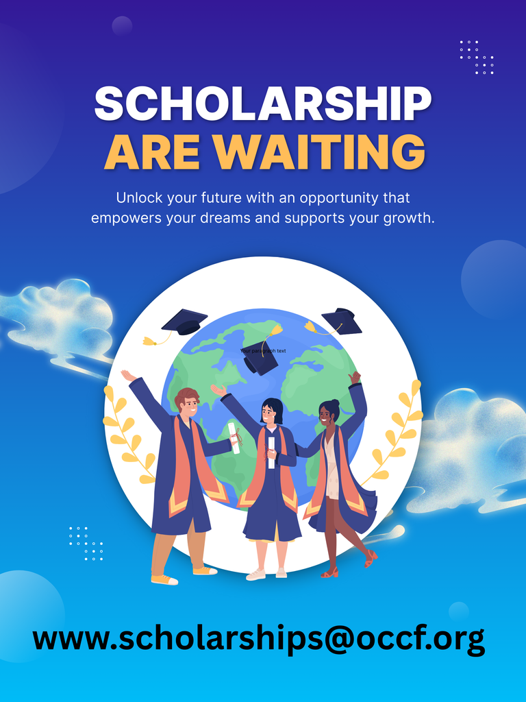 Scholarship poster