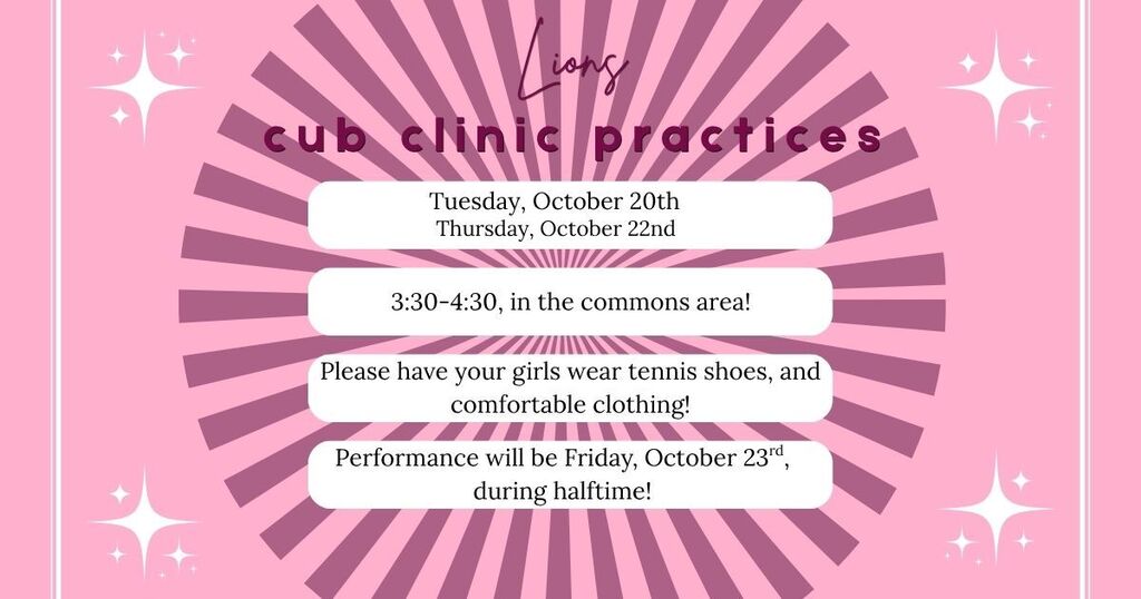 Lions cub clinic