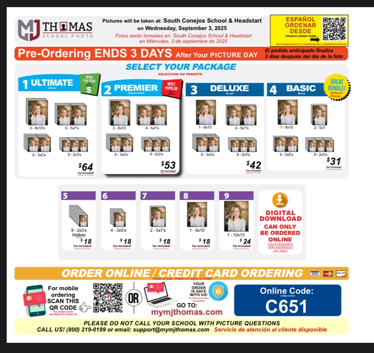 Picture Package Options