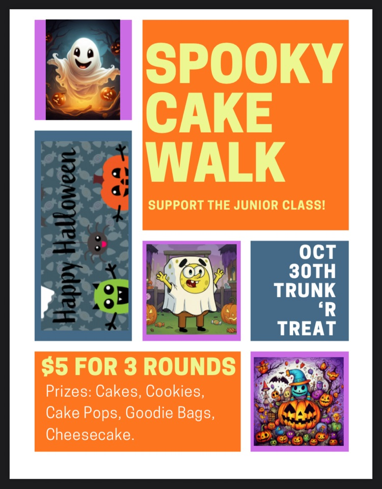 Spooky Cake Walk $5