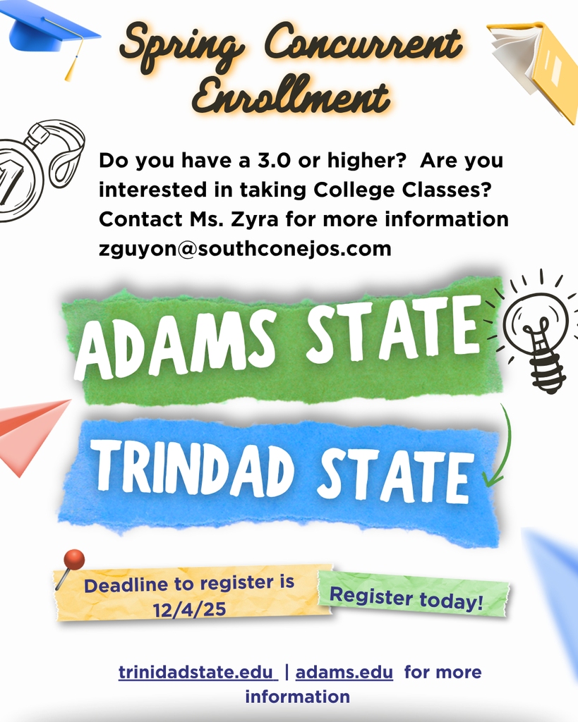 Spring concurrent enrollment annoucement