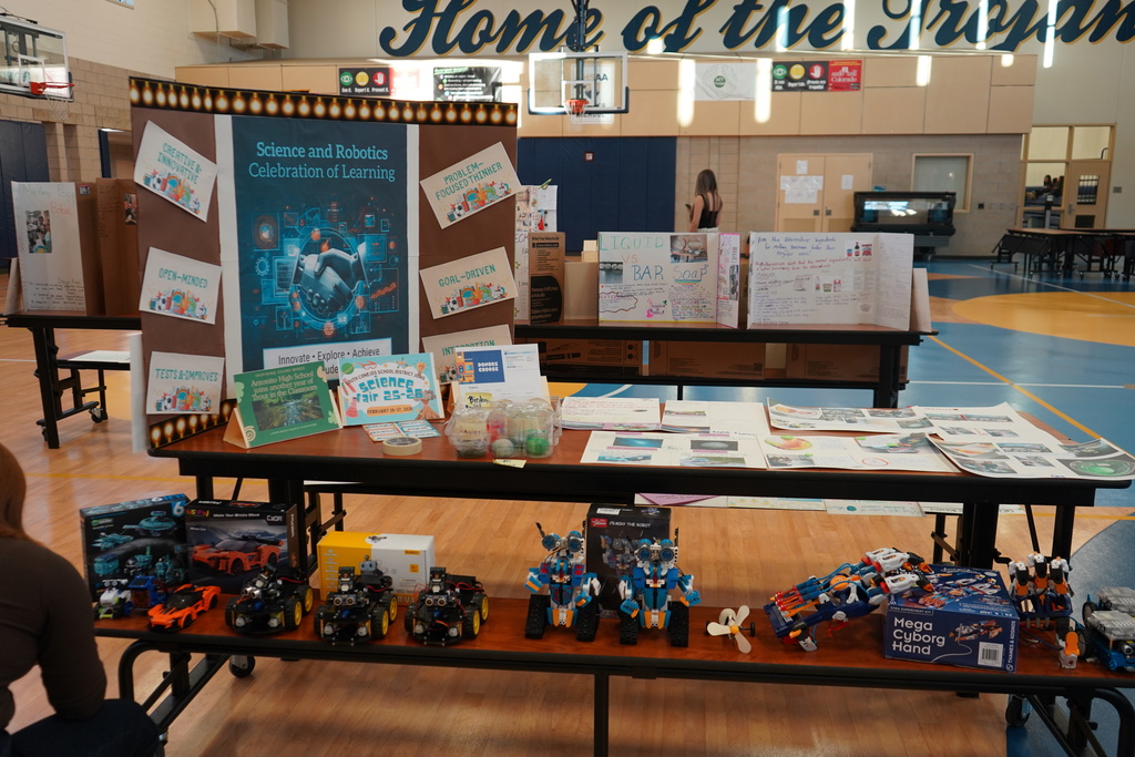 Photo: Displayed student art