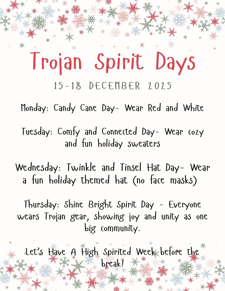 Trojan Spirit Days