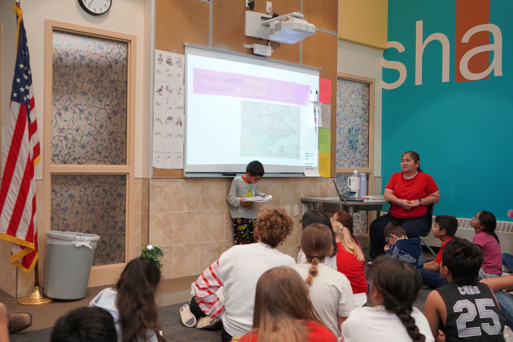 Photo: Elementary presentations