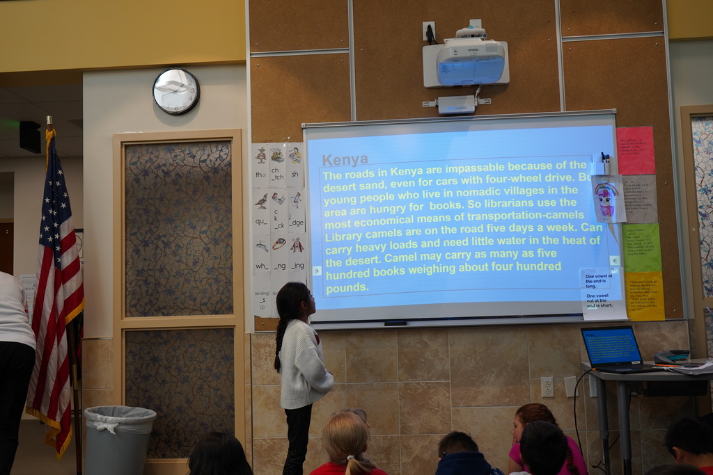 Photo: Elementary presentations