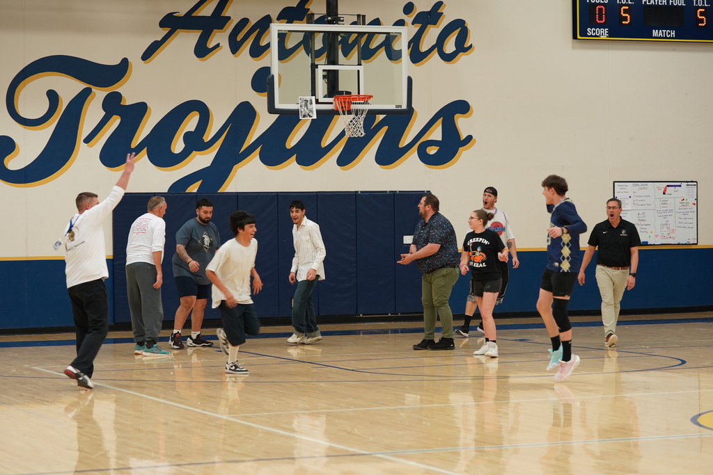 Photo: Staff vs. Student Showdown