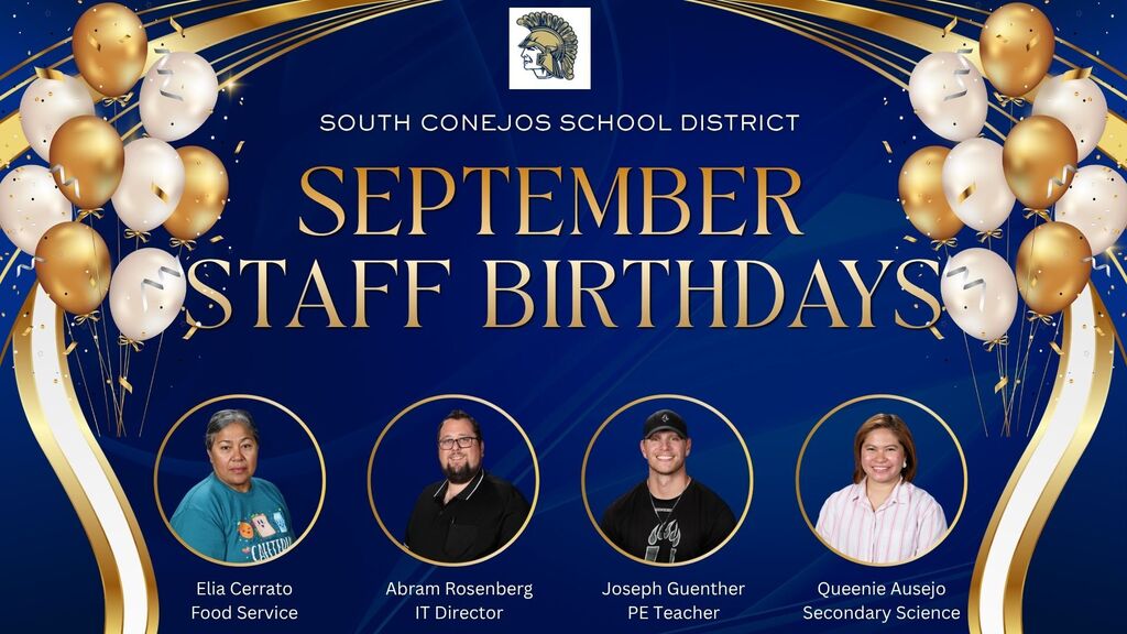 Photo: September Staff Birthdays