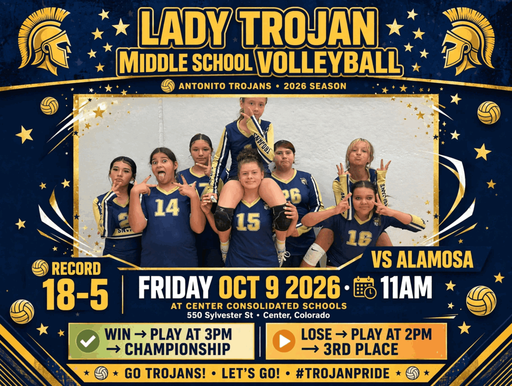 Photo: Lady Trojan Middle School Volleyball