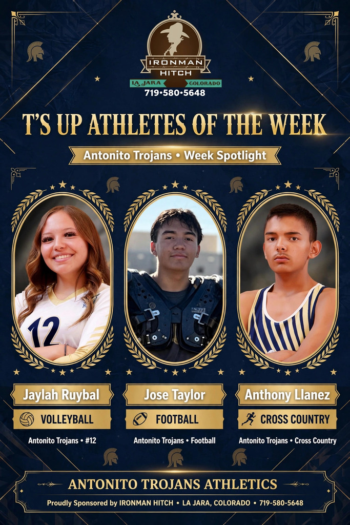 Photo: Ironman Hitch's T's Up Athletes of the Week