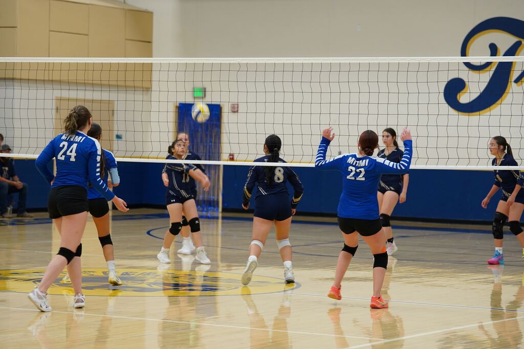 Photo: Homecoming Volleyball Game