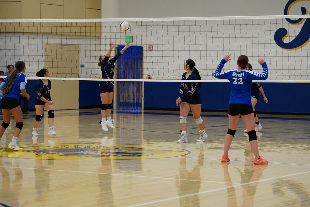 Photo: Homecoming Volleyball Game