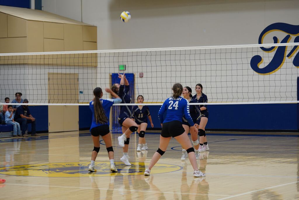 Photo: Homecoming Volleyball Game