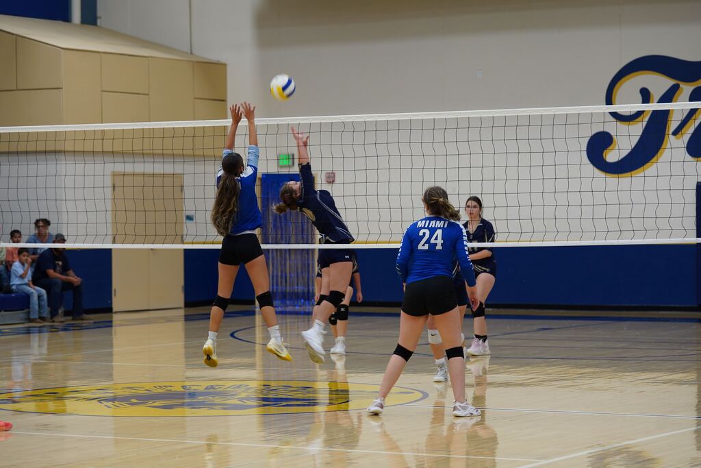 Photo: Homecoming Volleyball Game