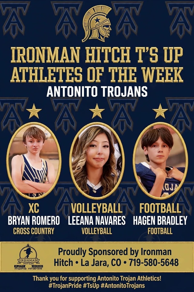 Photo: Athletes of the Week, Bryan Romero, Leanna Navares, Hagen Bradley