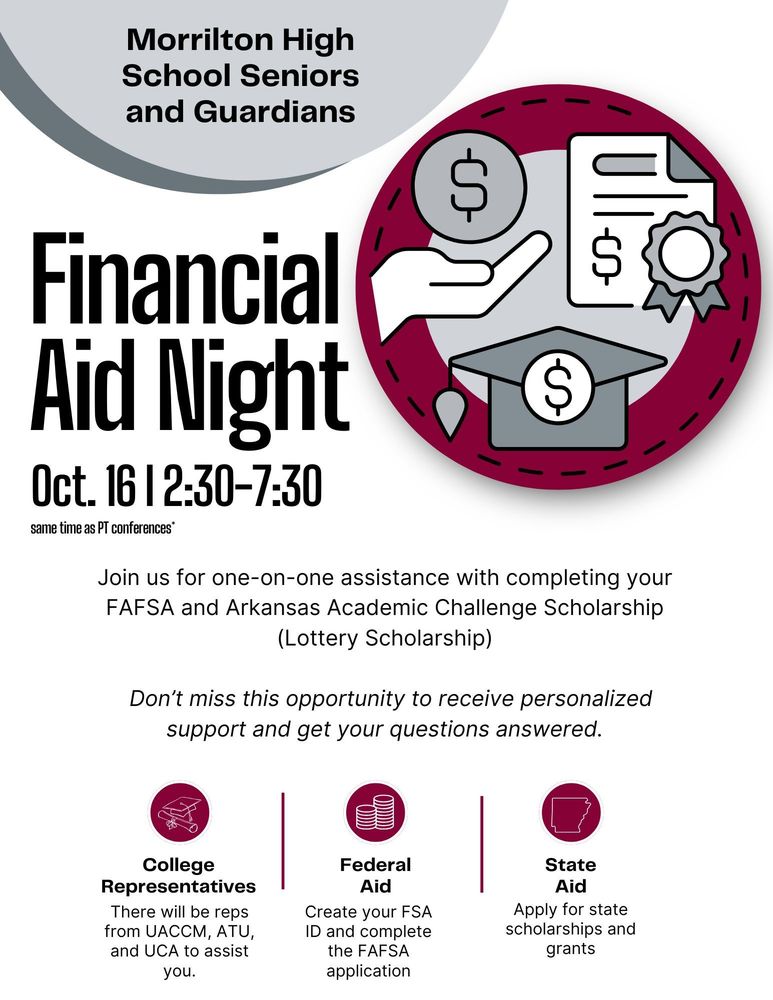 Financial Aid Night flyer