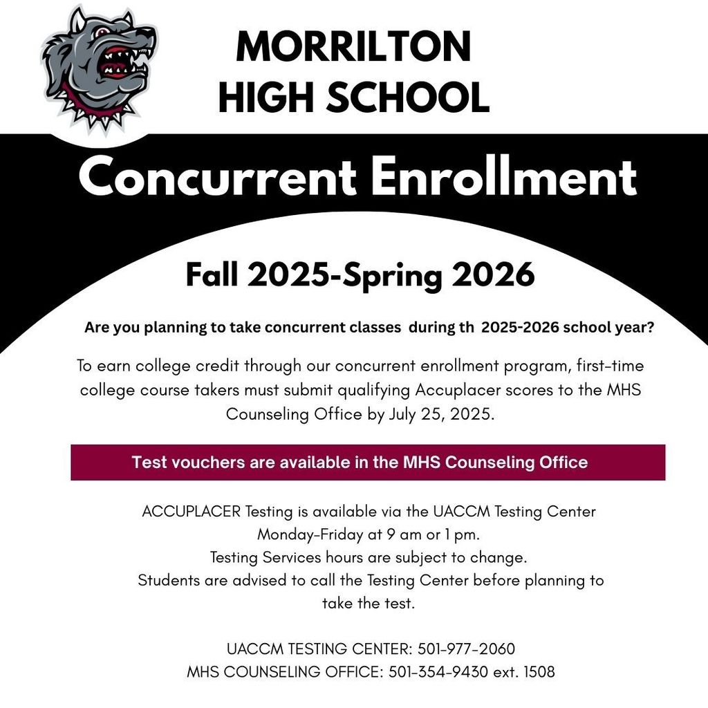 Concurrent Enrollment Opportunity: Free Accuplacer Testing