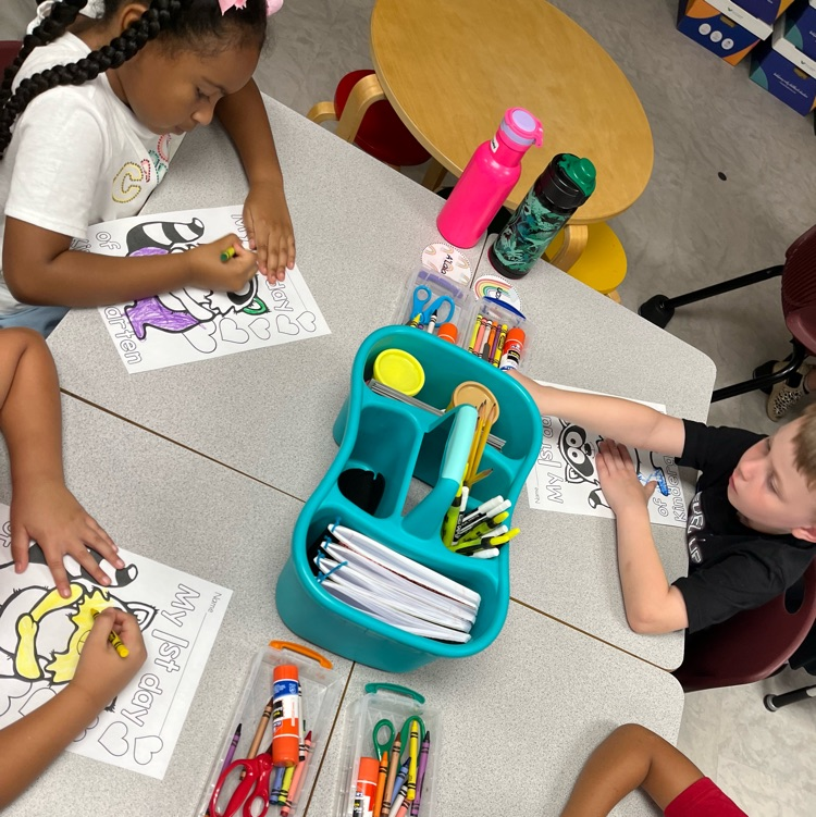 students at desks