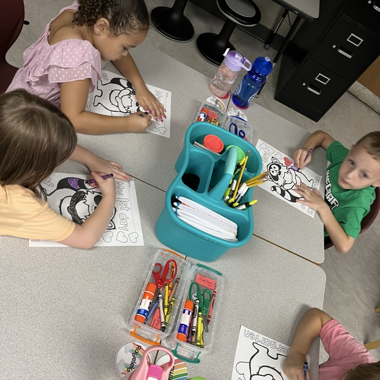 Students at desks