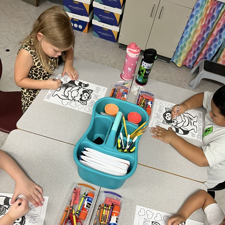 Students at desks