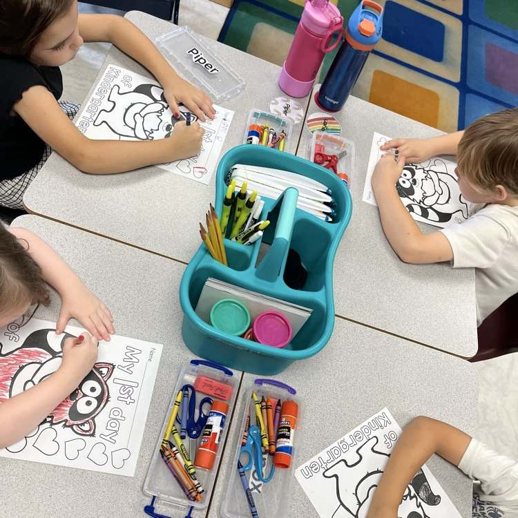 Students at desks