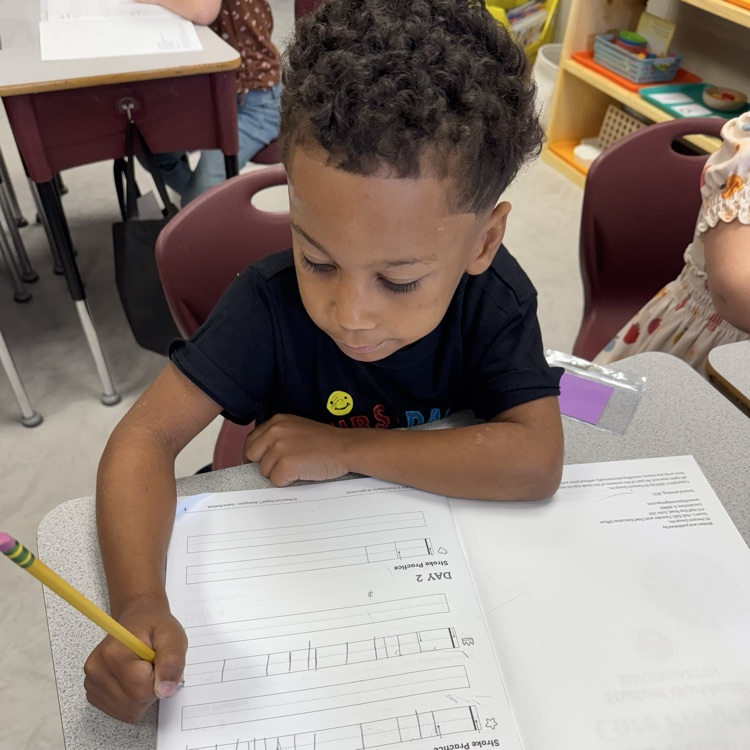 Student writing