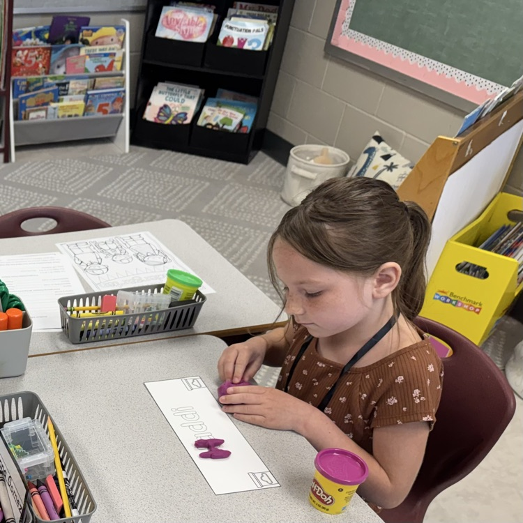 Student working