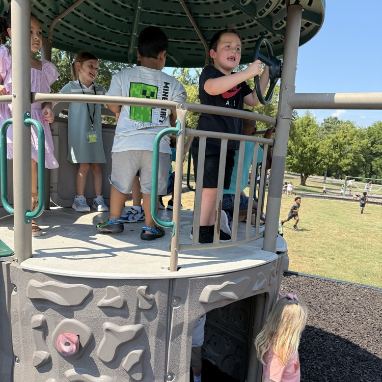 kids on playground