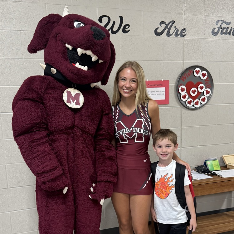 meeting the Devil Dog and a cheerleader