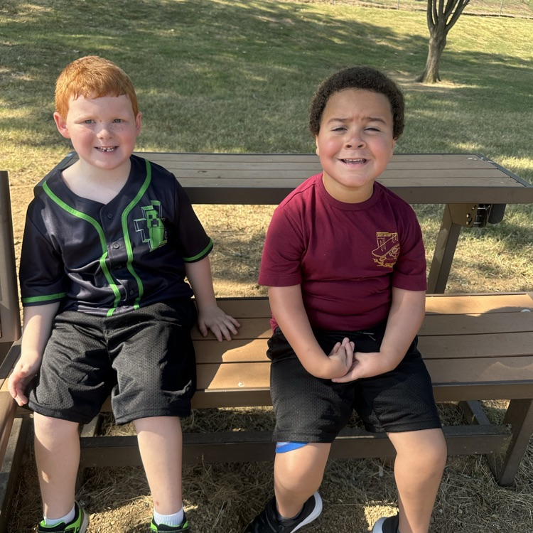 Friends on the playground