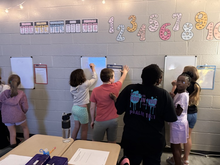 Ms French’s Math Class working