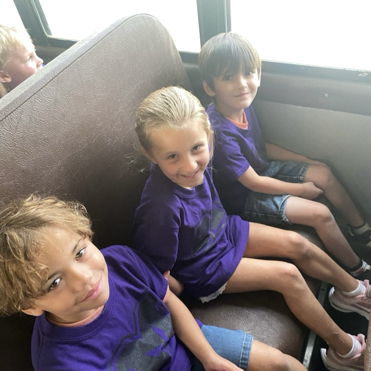 kids on the bus