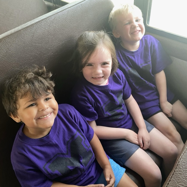 kids on the bus