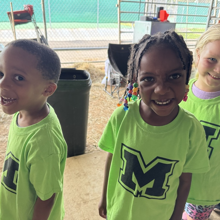 students at the fair