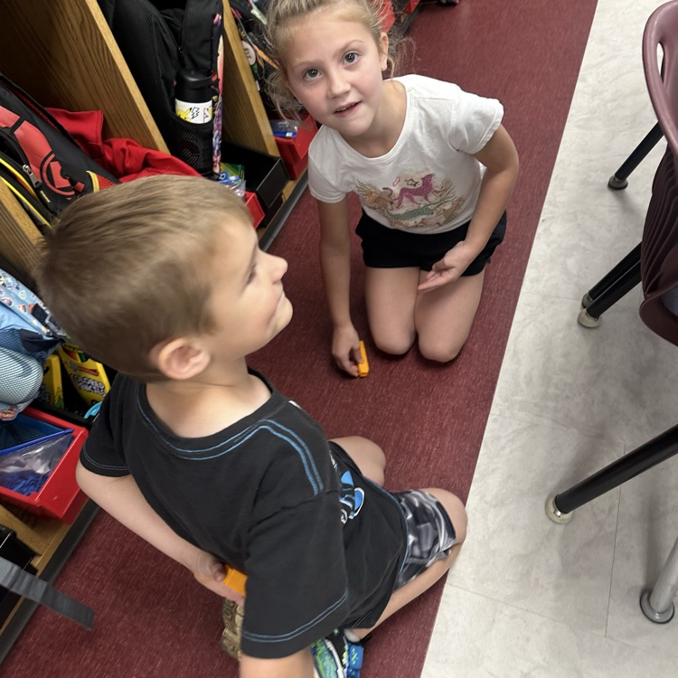 students playing a math game
