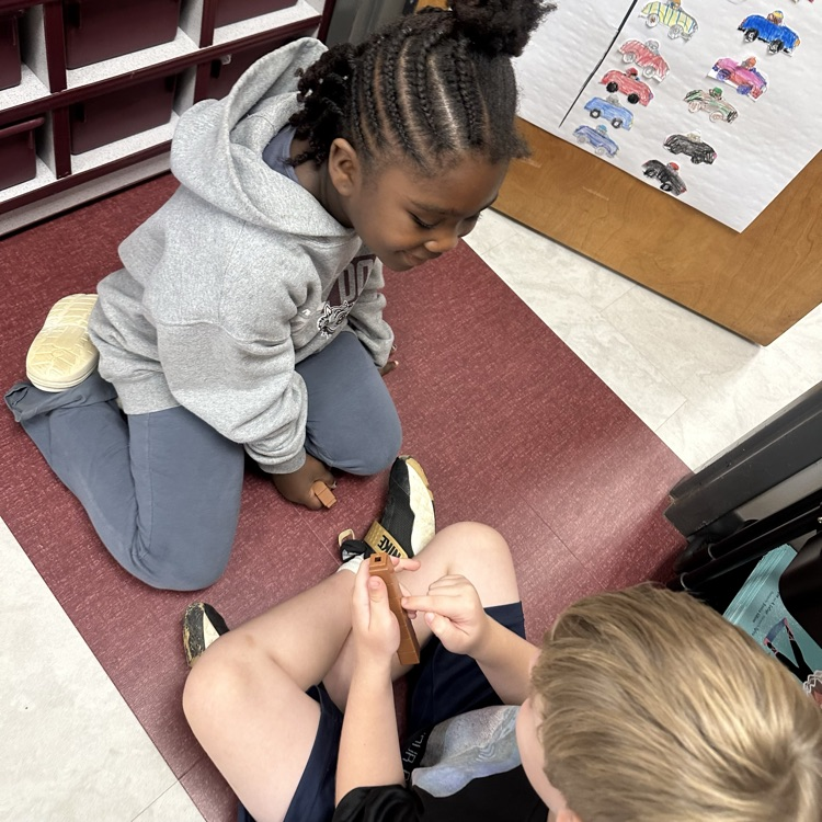 students playing a math game
