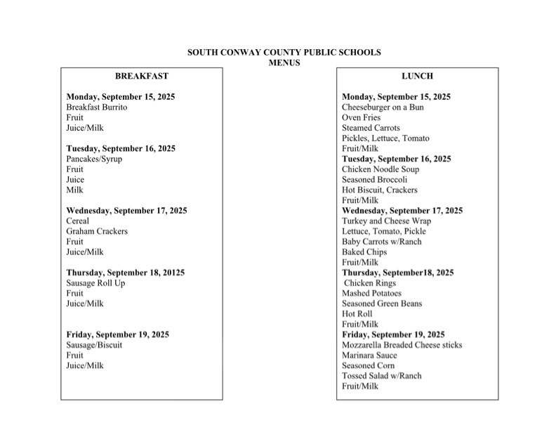Menus