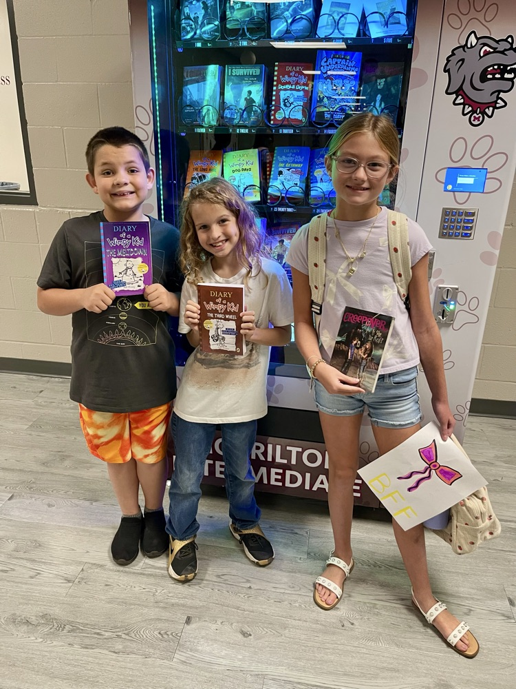 Book vending machine drawing! 