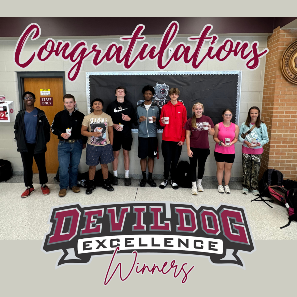 Congratulations Devil Dog Excellence Winners