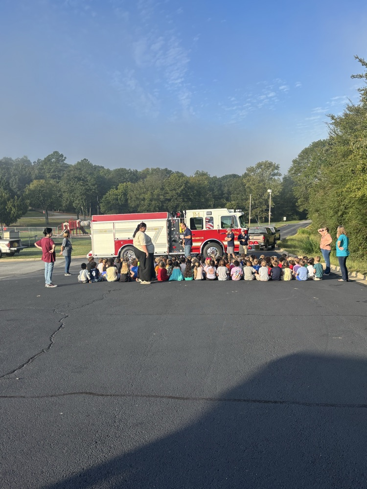 Students listen to the Fireman