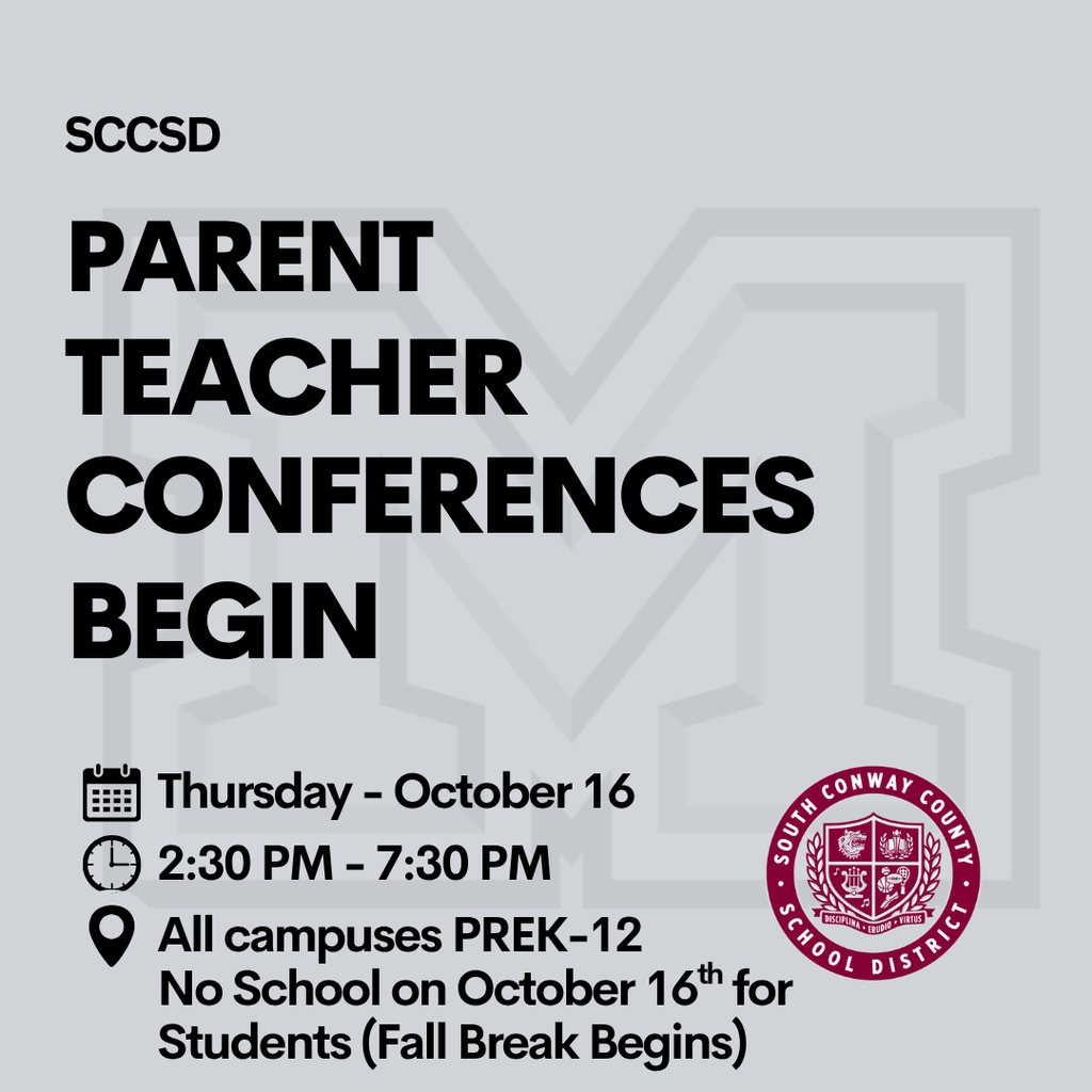 Parent Teacher Conference Announcement