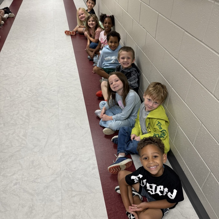students in hallway