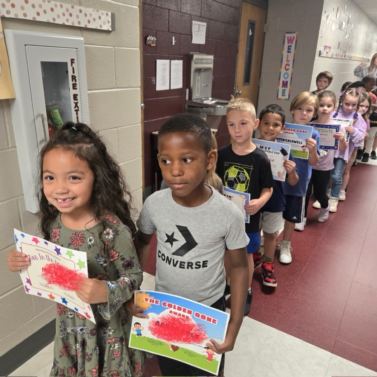 students in the hallway
